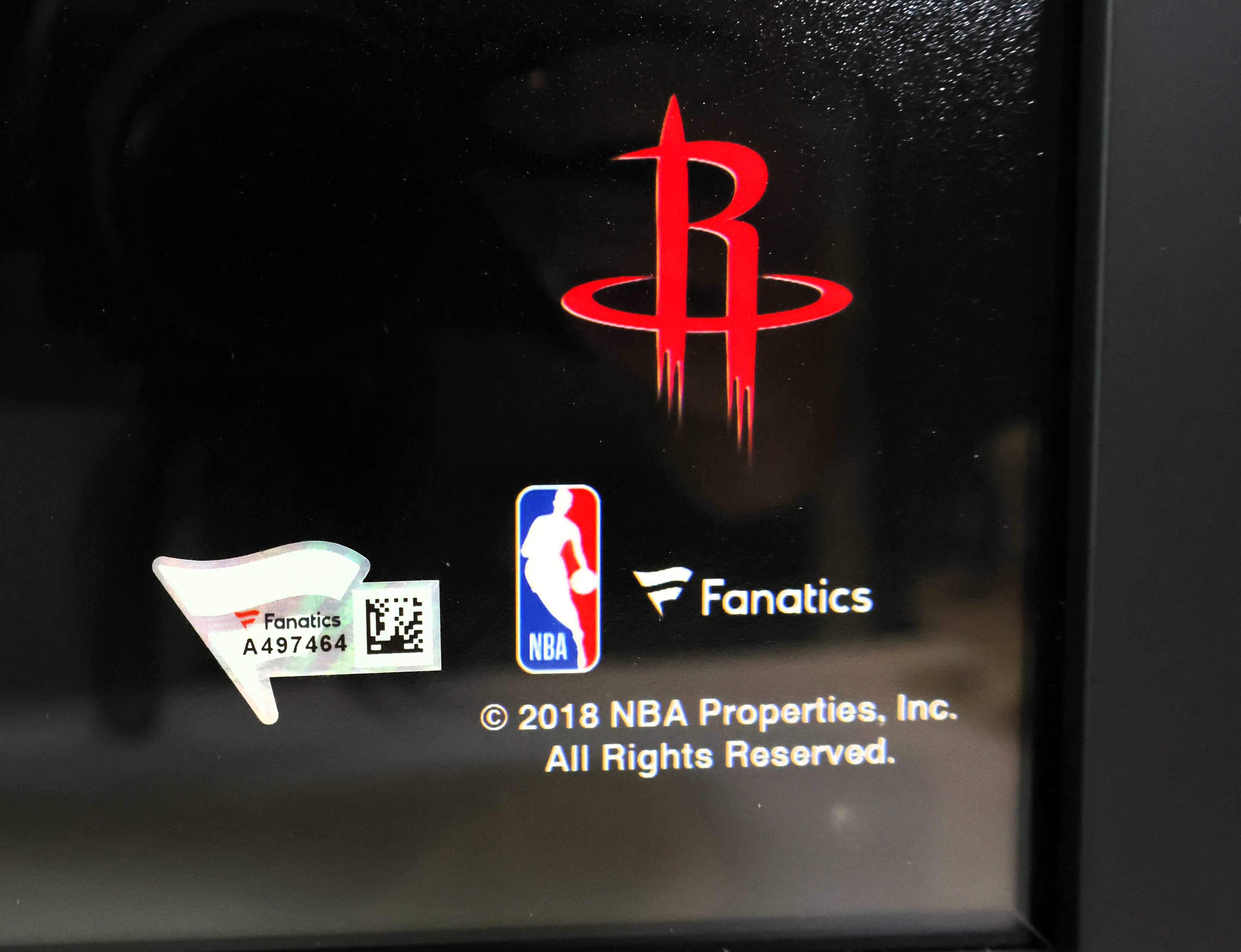 James Harden Autographed 20x24 Photo Framed Fanatics COA