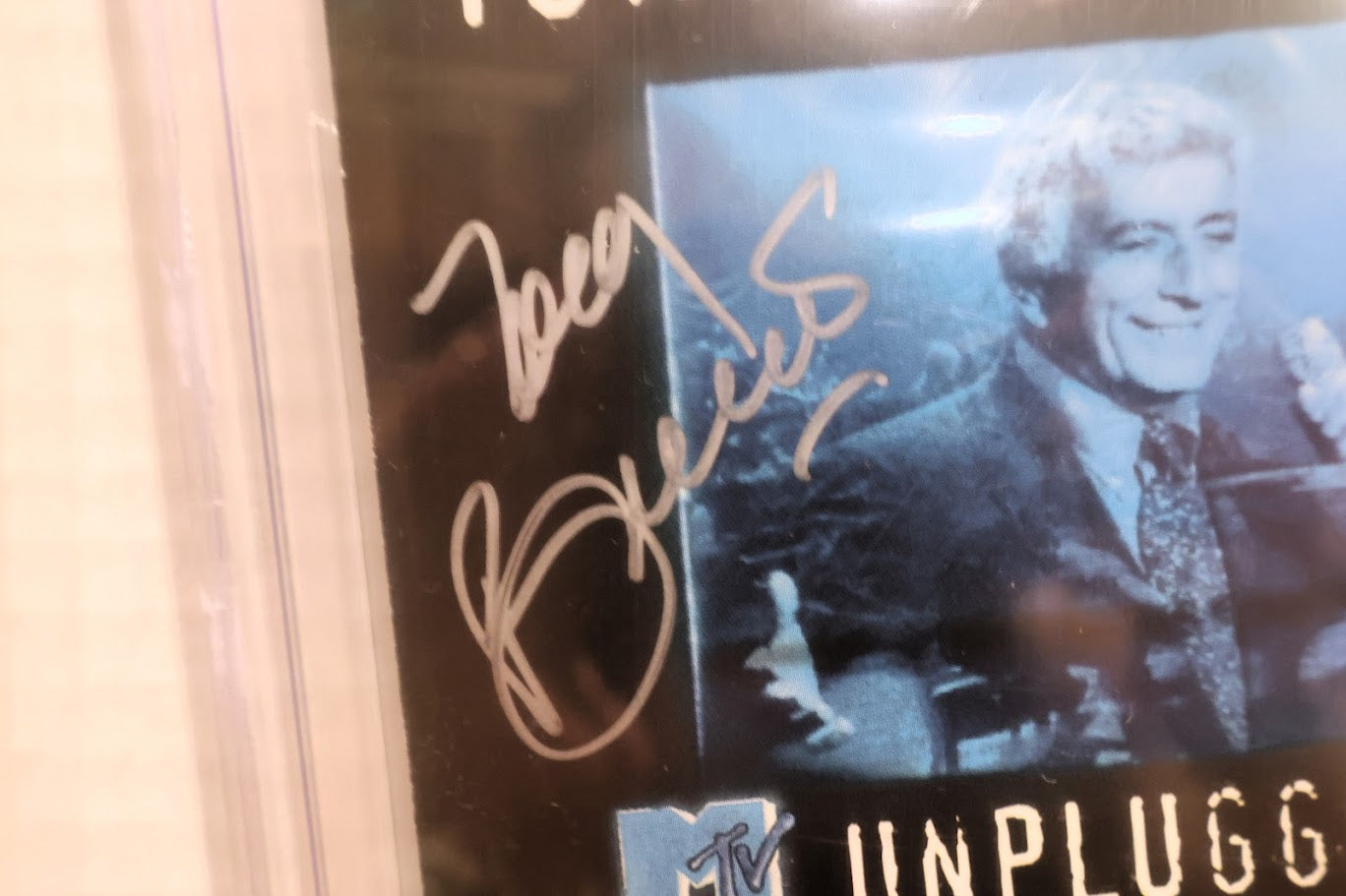 Tony Bennett Autographed 2 DVDs Framed Beckett COA