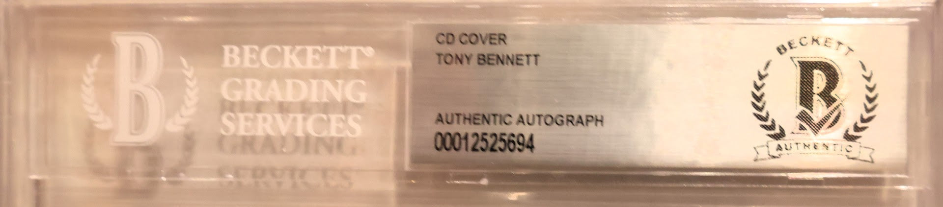 Tony Bennett Autographed 2 DVDs Framed Beckett COA