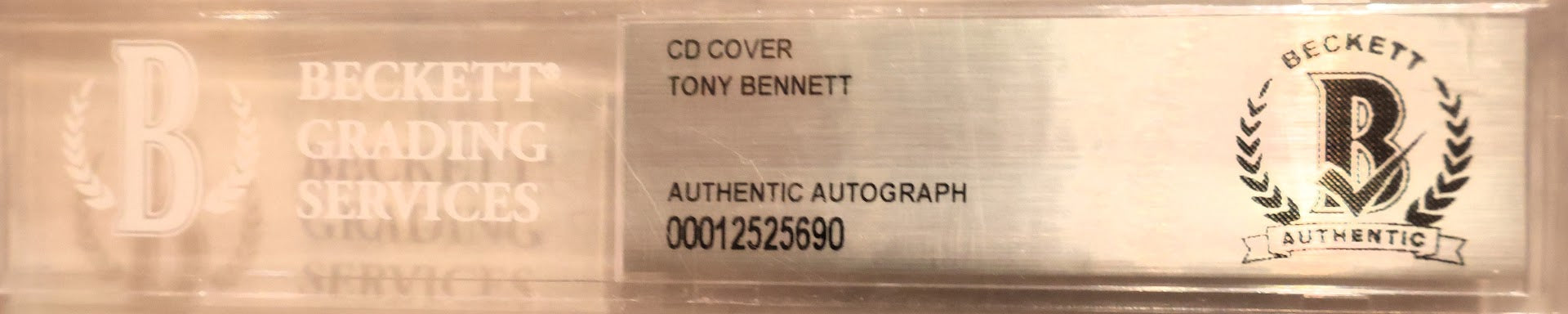 Tony Bennett Autographed 2 DVDs Framed Beckett COA