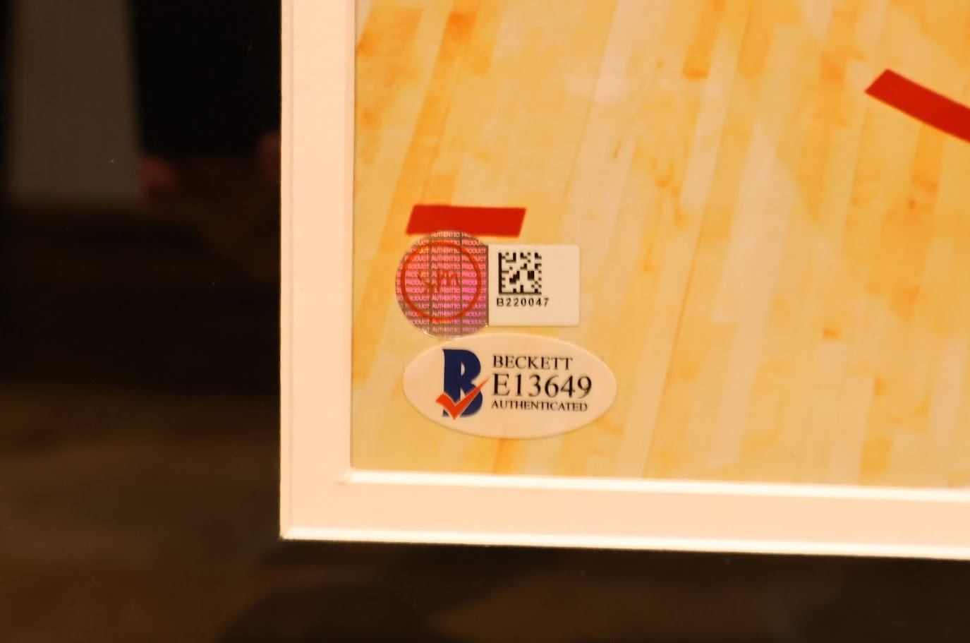 Anthony Davis Autographed 11x14 Photo Framed Beckett COA