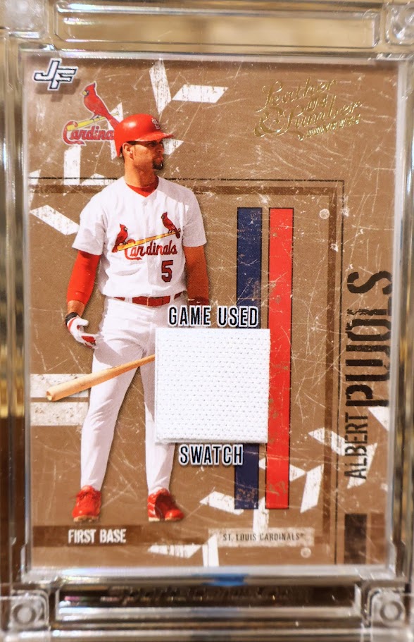 Albert Pujols Autographed Rawlings Baseball Inscribed NL MVPs and Case and Card Fanatics COA