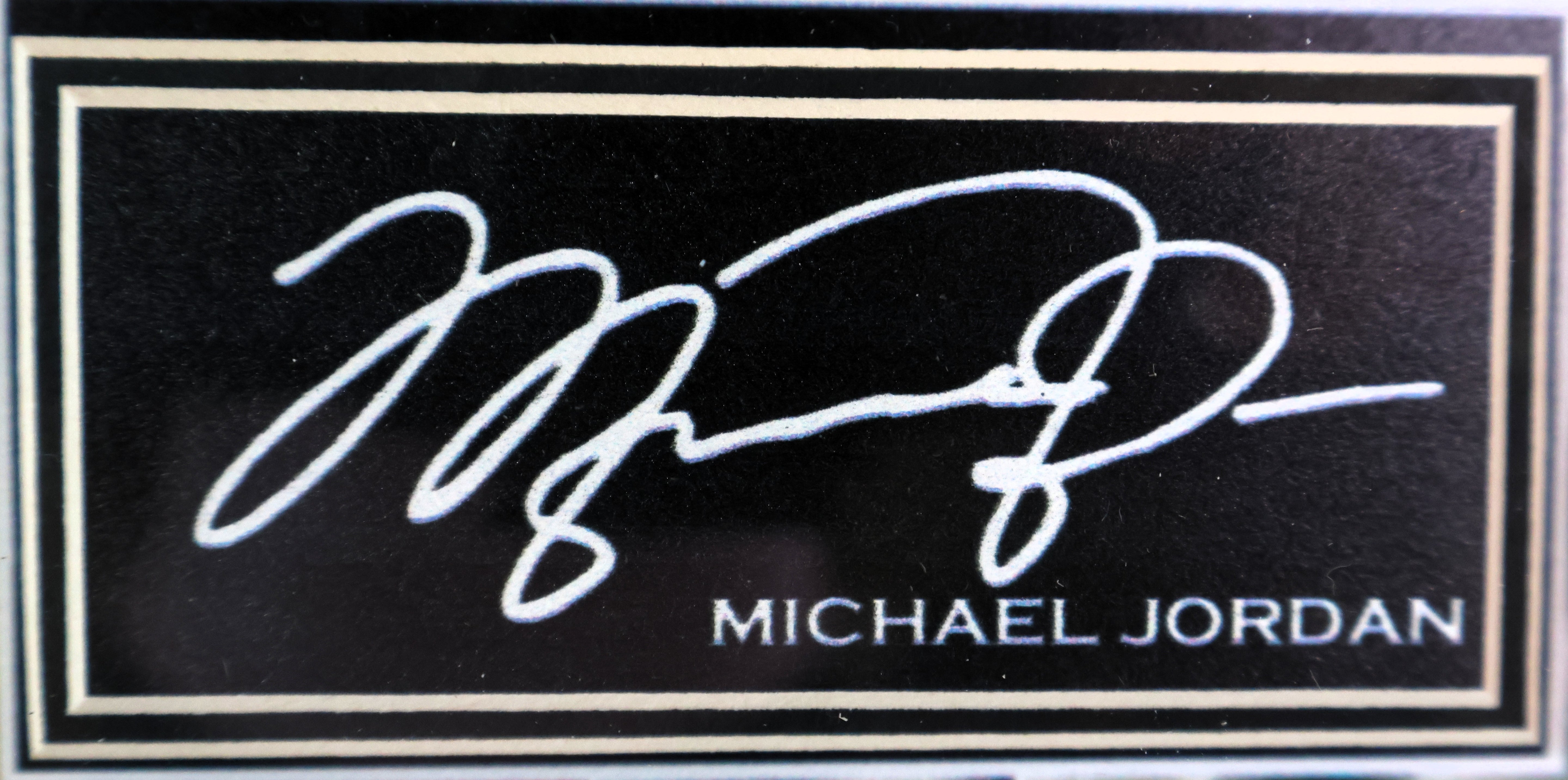 Michael Jordan & Tiger Woods “Legends” Golf Display — Replica Signatures | Deluxe Frame