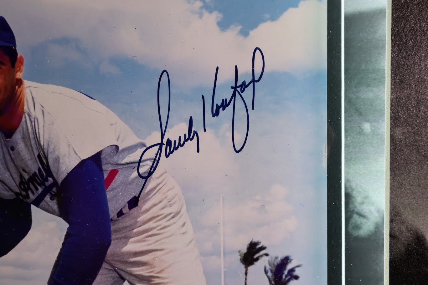 Sandy Koufax Autographed 8x10 Photo With Lighted 3D Frame JSA COA - Latitude Sports Marketing