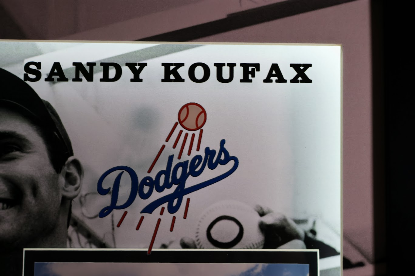 Sandy Koufax Autographed 8x10 Photo With Lighted 3D Frame JSA COA - Latitude Sports Marketing
