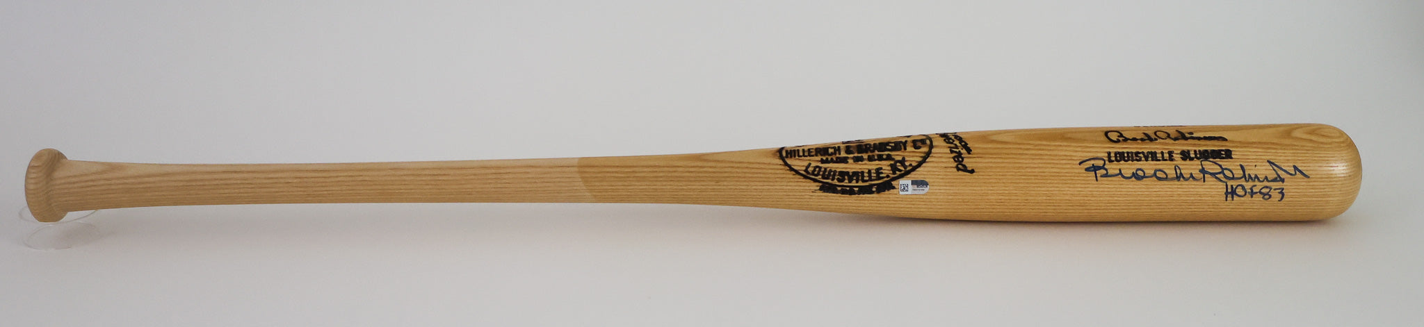 Brooks Robinson Autographed Louisville Slugger Baseball Bat "HOF 83" Inscription