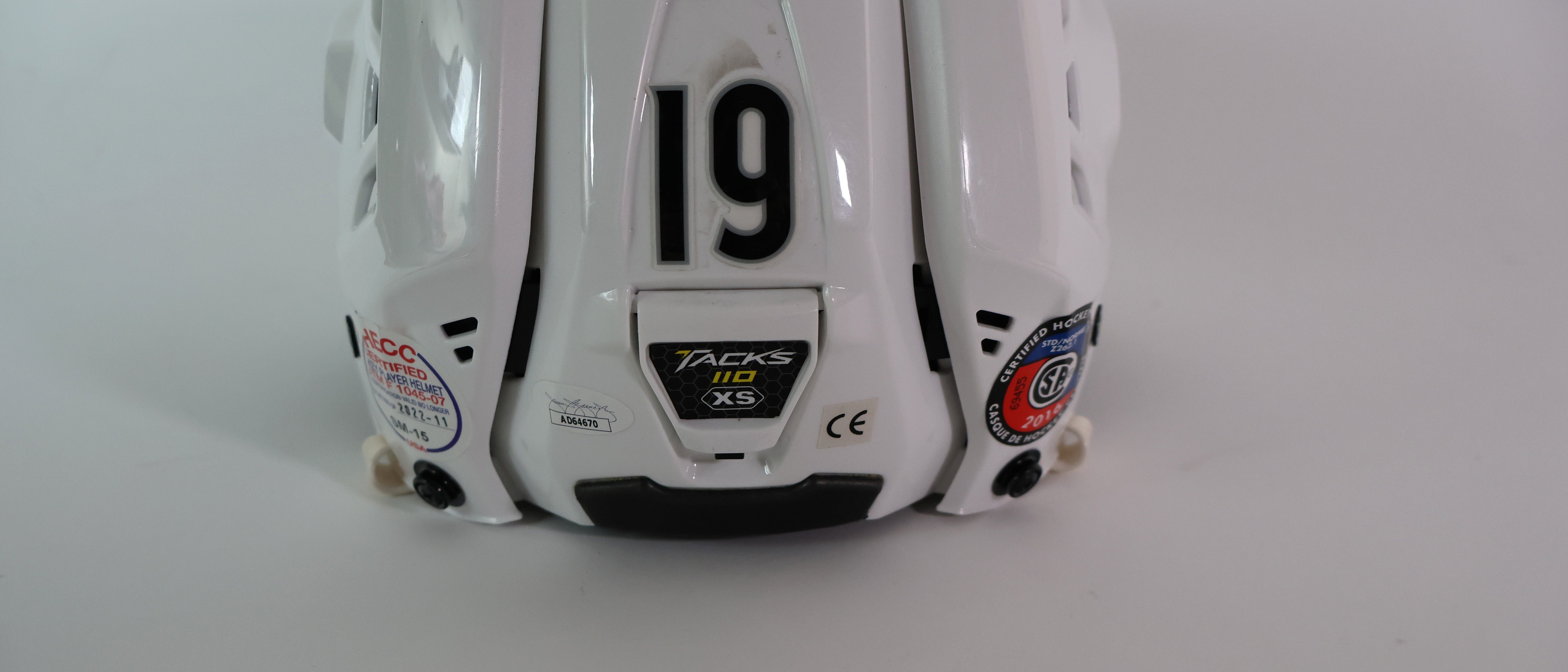 Joe Sakic Autographed/Inscribed  "HOF 2012" Colorado Avalanche CCM Helmet
