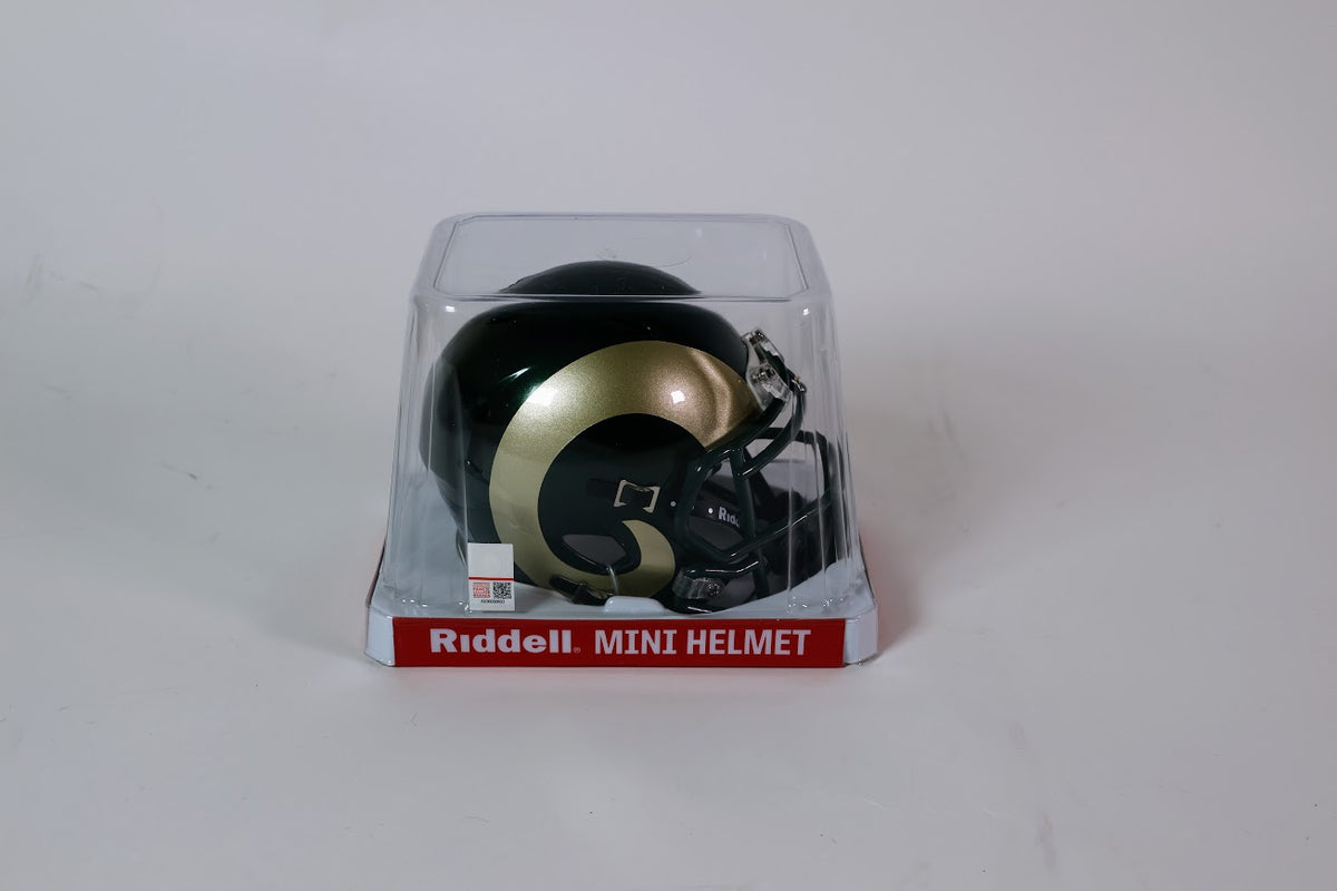 Colorado State Rams Unsigned Riddell Mini Helmet – Latitude Sports ...