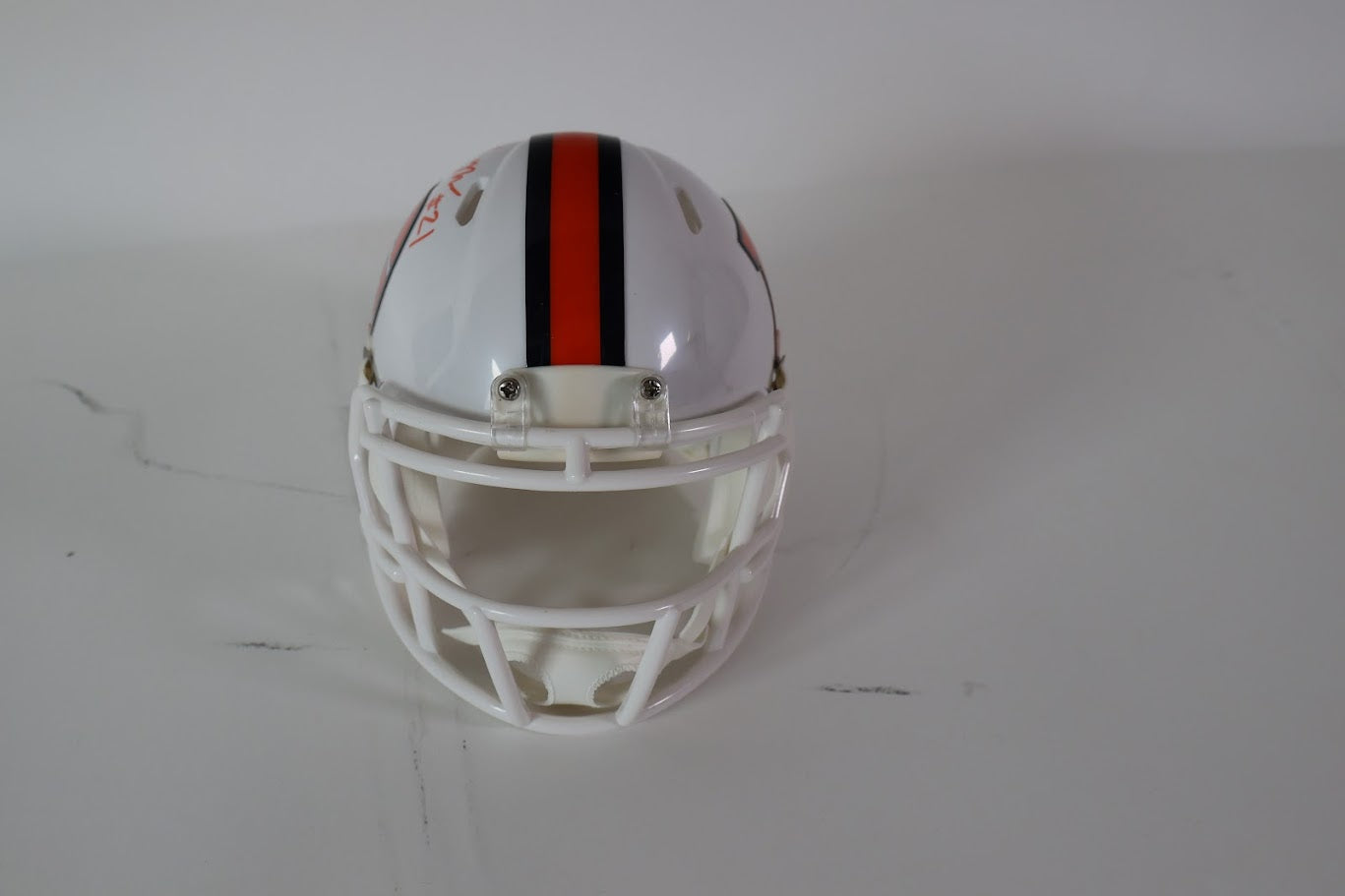 Riley Moss Autographed Denver Broncos Snowcapped Mini Helmet Beckett COA