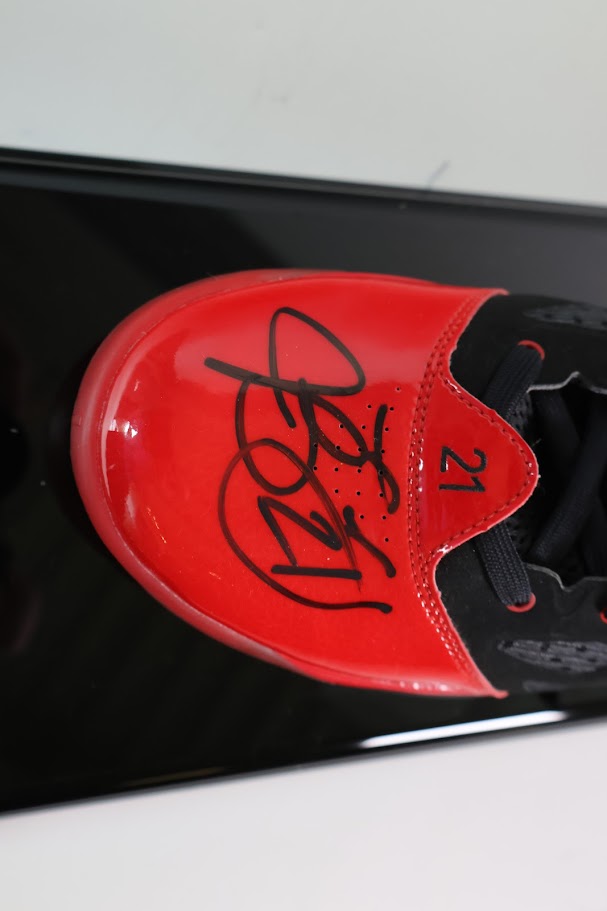 Jimmy Butler Autographed Adidas Size 14 Shoes Pair JSA LOA