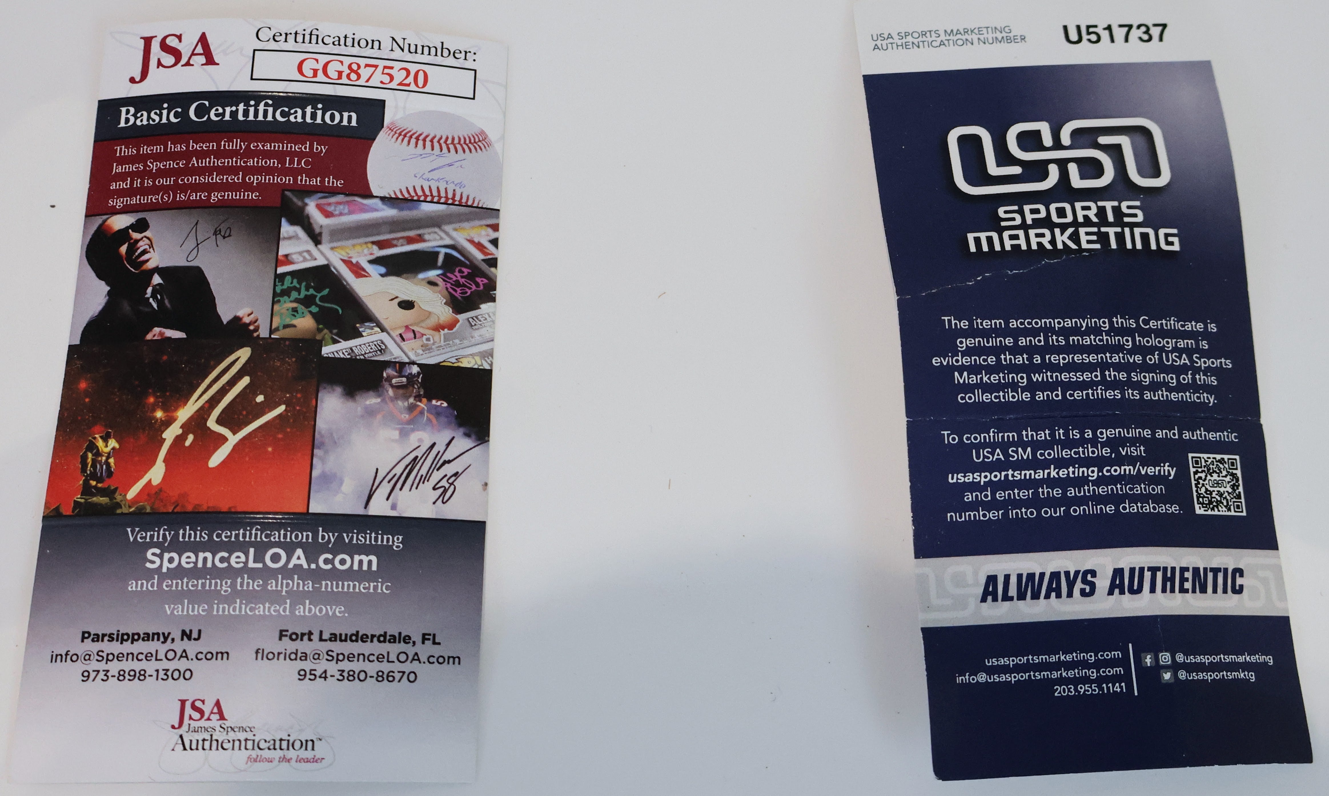 Fernando Tatis Jr. Autographed Padres Bat (James Spence and USA Sports COAs)