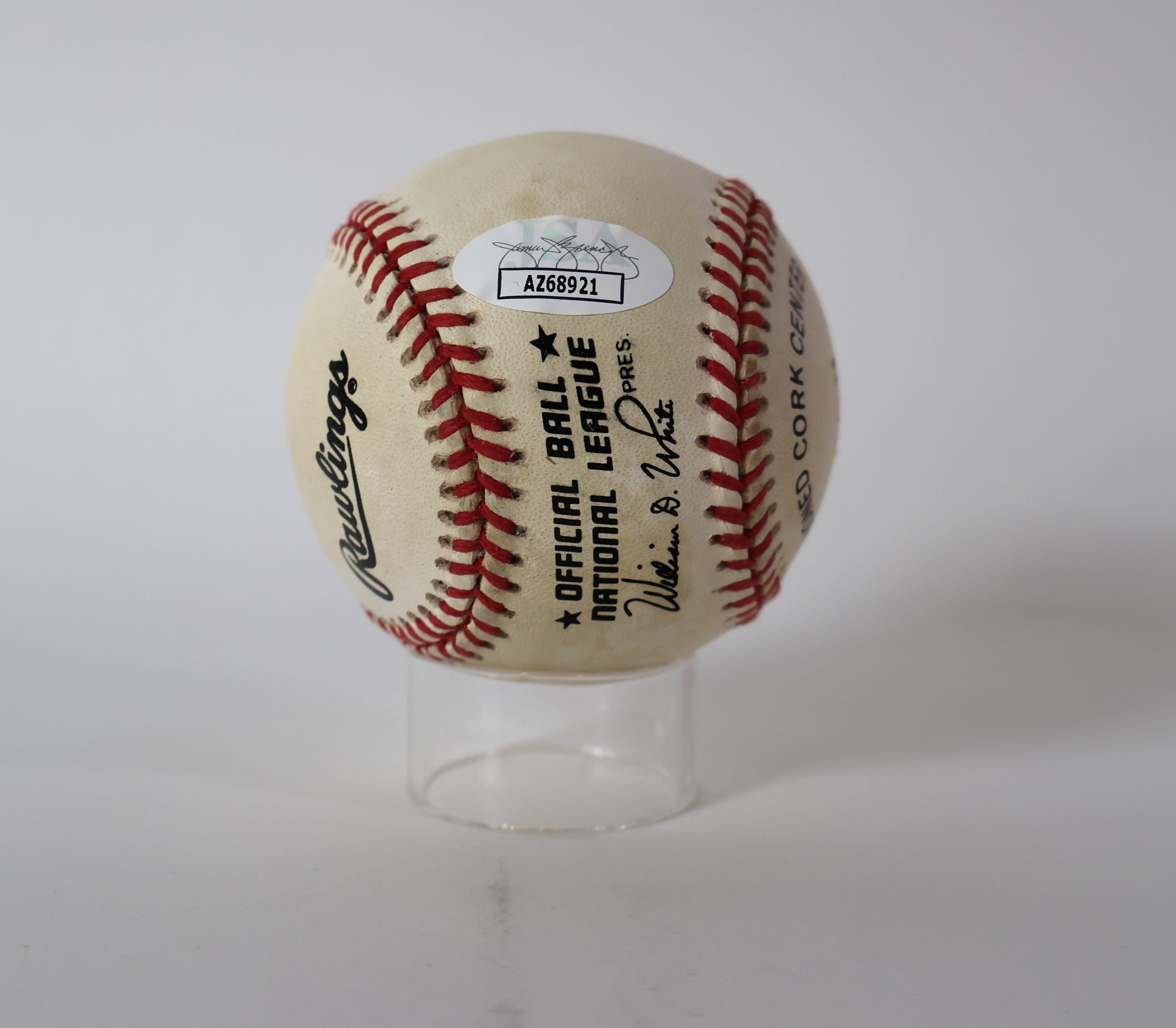Orlando Cepeda Autographed Rawlings Baseball - Hall of Fame - JSA Certified