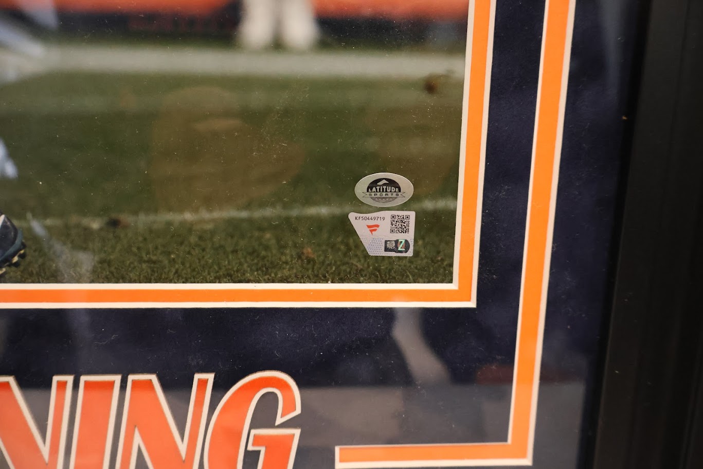 Peyton Manning Autographed 16x20 Photo DLX Framed Fanatics COA