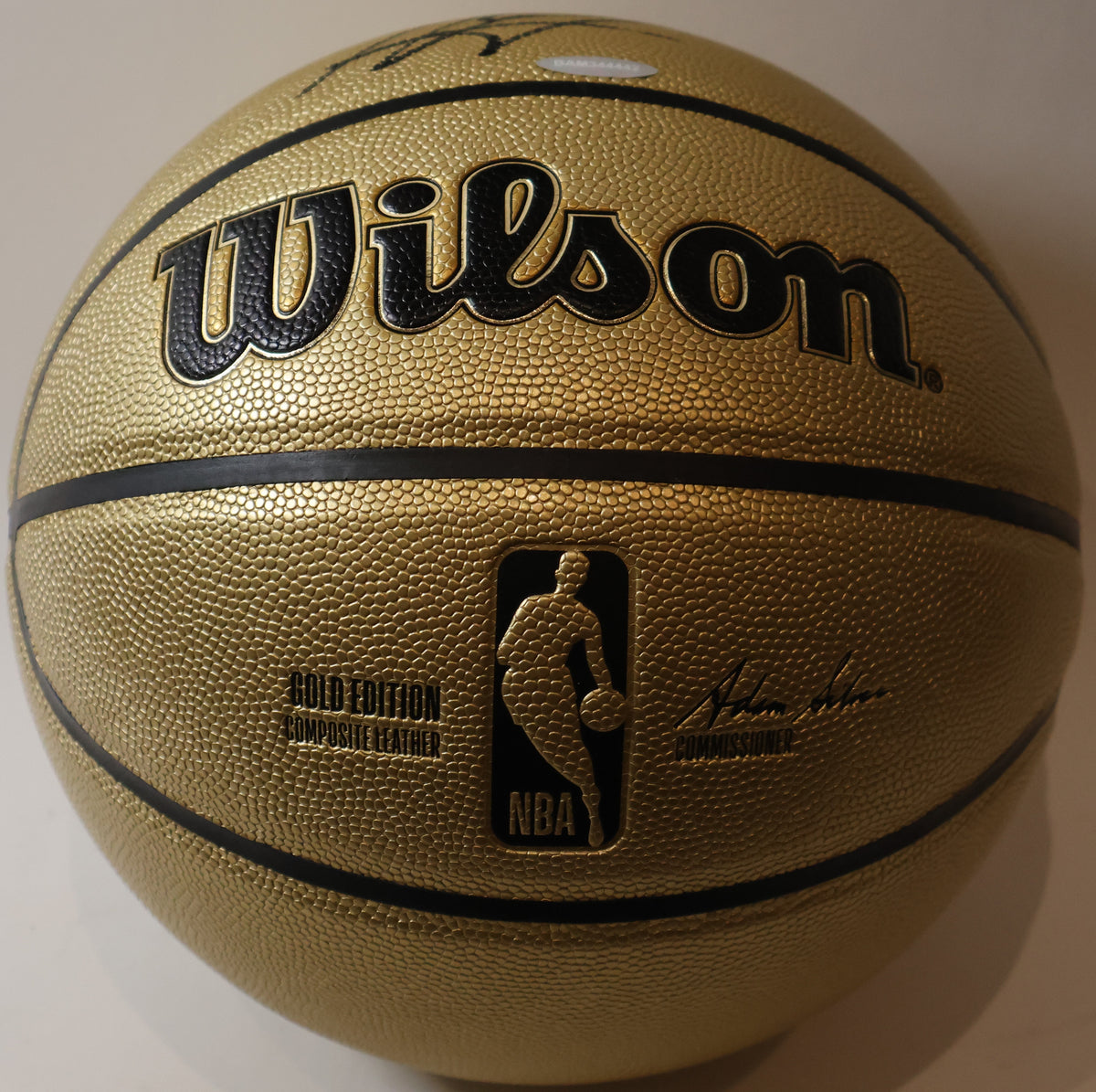 Aaron Gordon Autographed Wilson Gold Edition Basketball - Upper Deck Authenticated