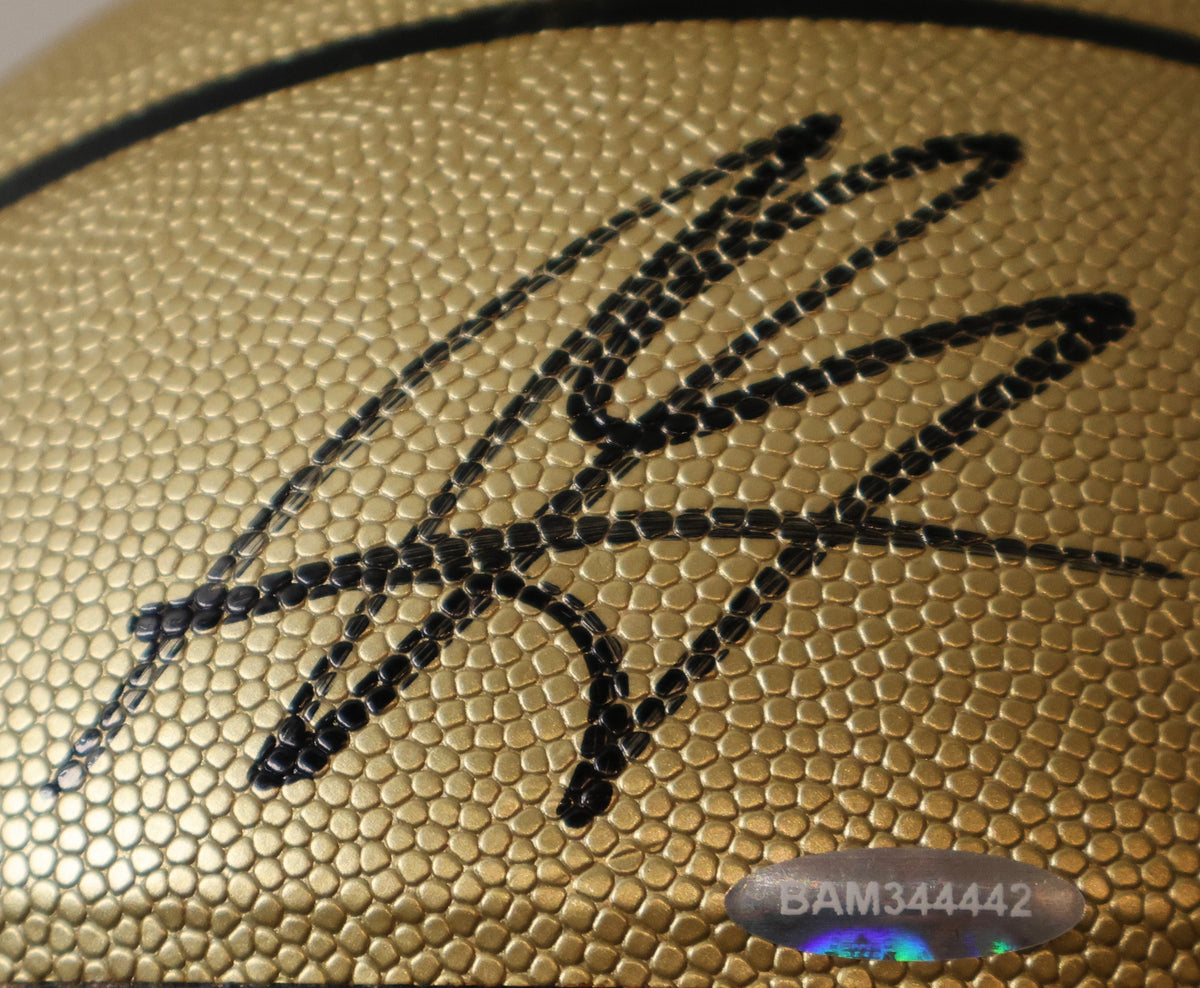 Aaron Gordon Autographed Wilson Gold Edition Basketball - Upper Deck Authenticated
