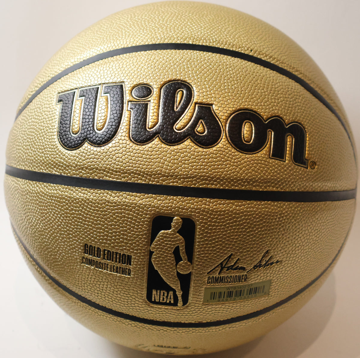 Aaron Gordon Autographed Wilson Gold Basketball with "23 NBA Champ" Inscription - Upper Deck COA