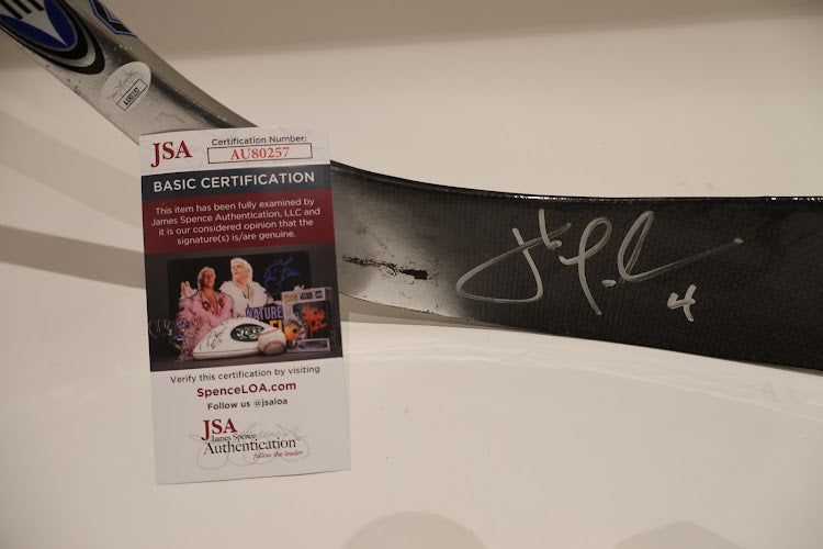 John Michael-Liles Easton Synergy Signed Hockey Stick (JSA COA)