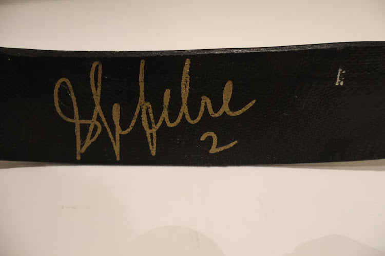 Stephane Yelle Sherwood Signed Hockey Stick (JSA COA)