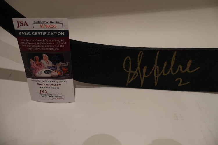 Stephane Yelle Sherwood Signed Hockey Stick (JSA COA)
