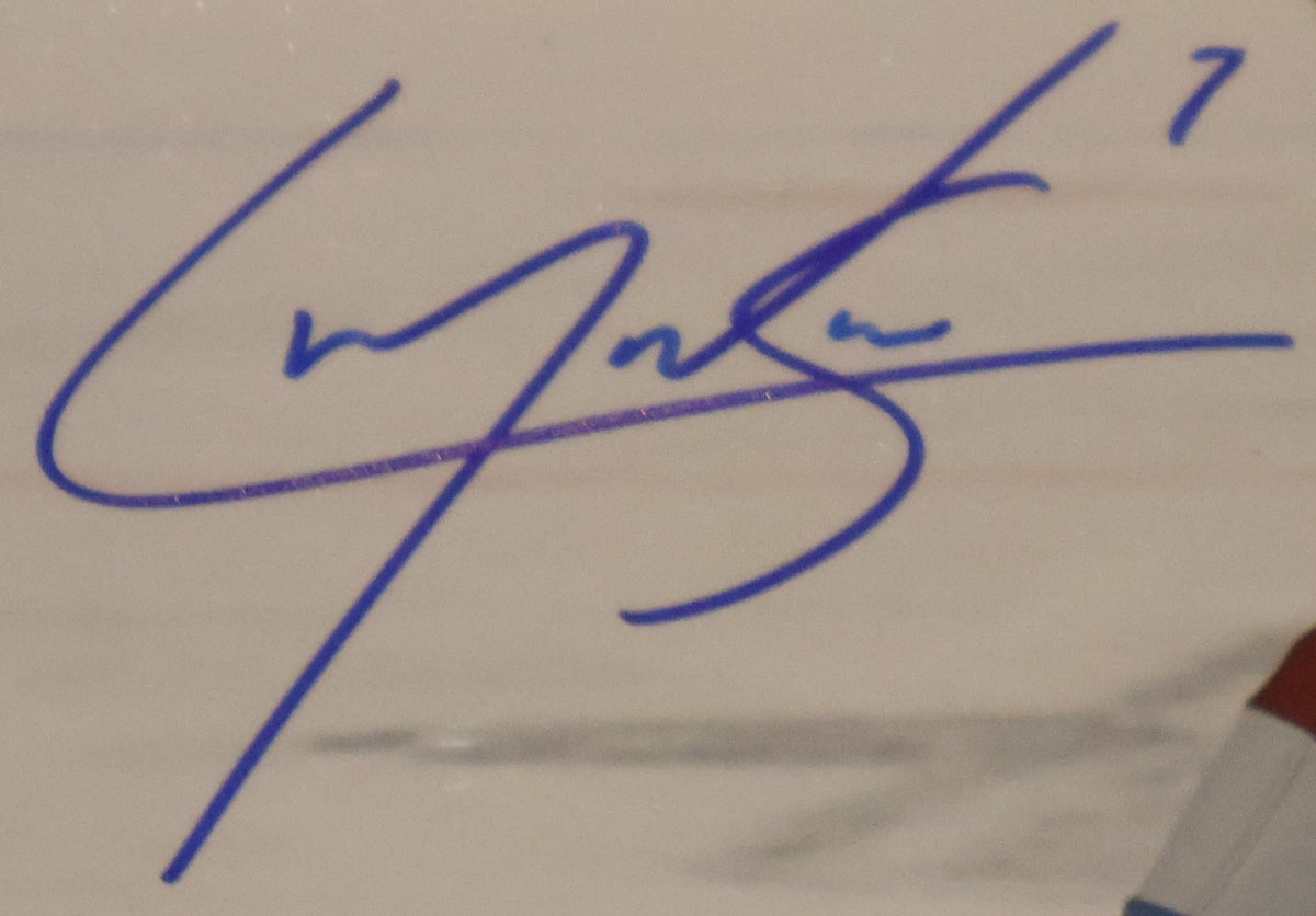 Cale Makar Autographed Colorado Avalanche 8x10 Framed Photo - JSA COA