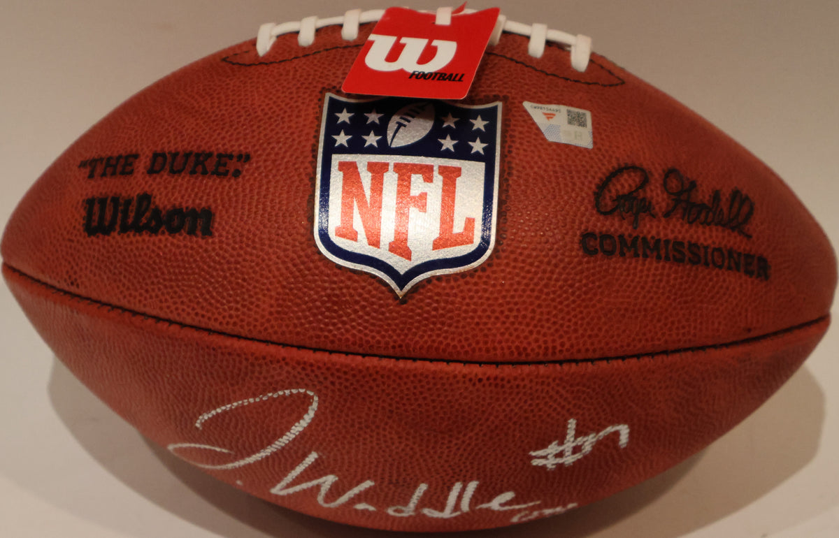 Jaylen Waddle Autographed/Inscribed NFL Game Ball "The Duke" Fanatics -COA