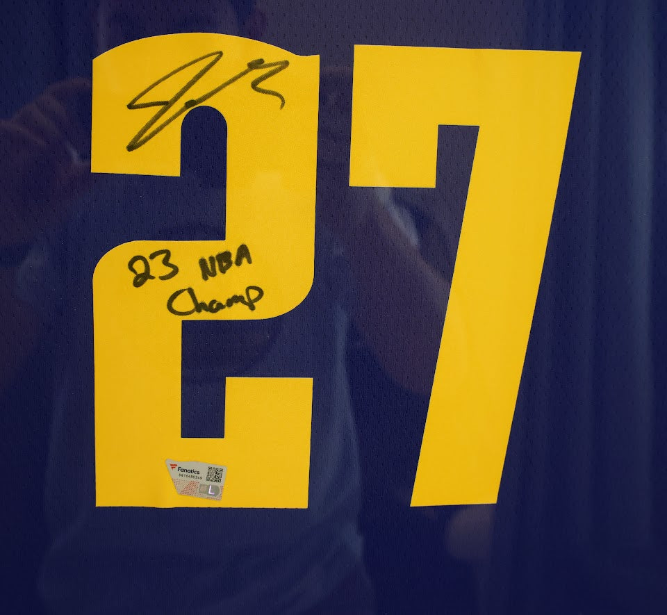 Jamal Murray Autographed Nuggets Mile High Jersey Inscribed "23 NBA Champs" - Fanatics Hologram