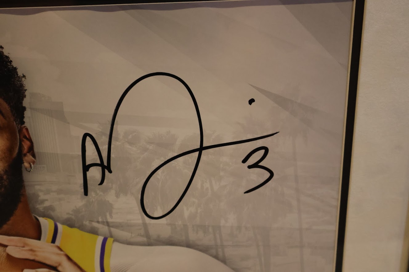 Anthony Davis Autographed 22x26 Framed Photo Upper Deck COA