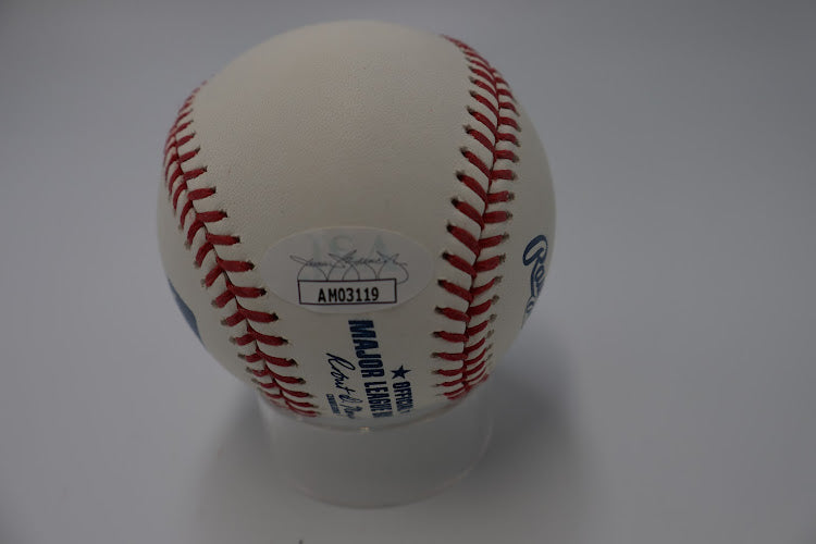 German Marquez Autographed MLB Baseball Inscribed "MLB Debut 9-18-16" JSA Hologram