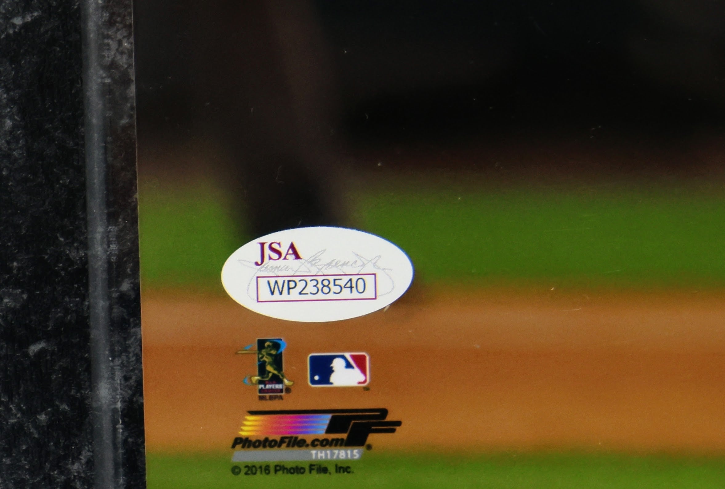 Jon Gray Autographed 8x10 Black Jersey Photo with Plaque JSA COA