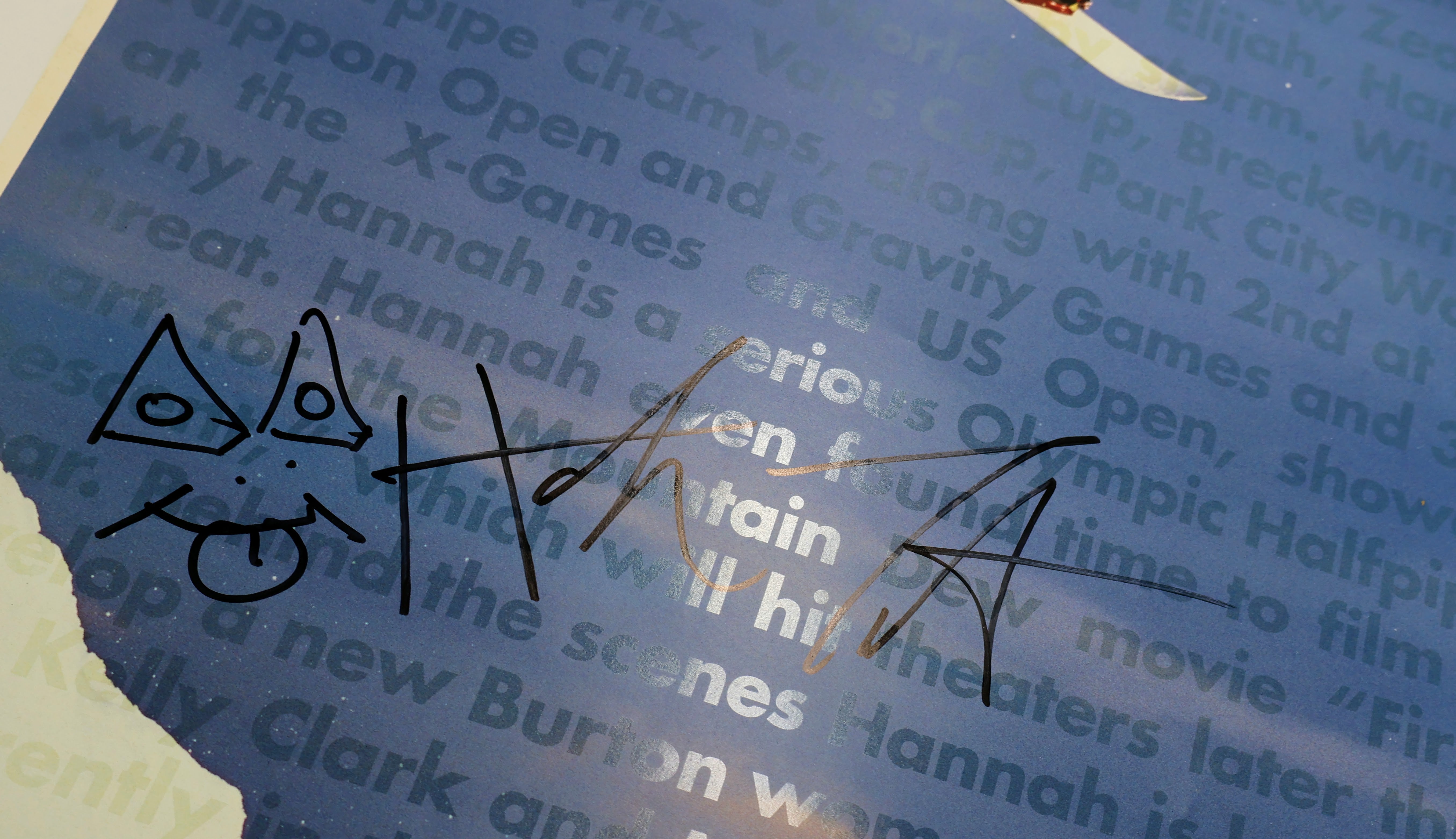 Hannah Teter Autographed Photo (JSA)