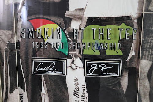 "Smokin' at the Tee" Laser Engraved Signatures1962 PGA Championship 33x21