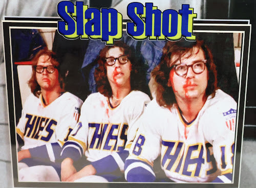 Slap Shot Laser Engraved Paul Newman Autograph photo "If You Don't Have Enemies You Don't Have Character."