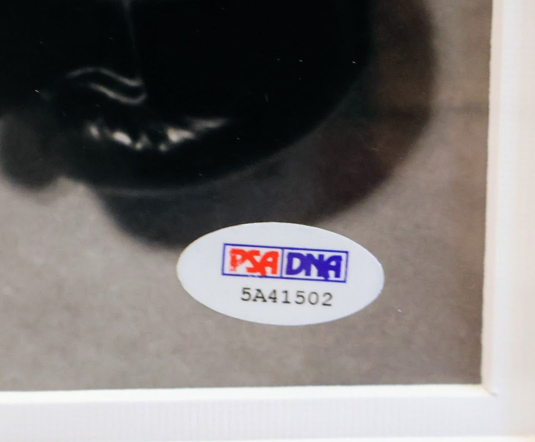 Cassius Clay Autographed Casius Clay & the Beatles 22x26 Framed Photo - PSA/DNA LOA & Sports Memorabilia COA