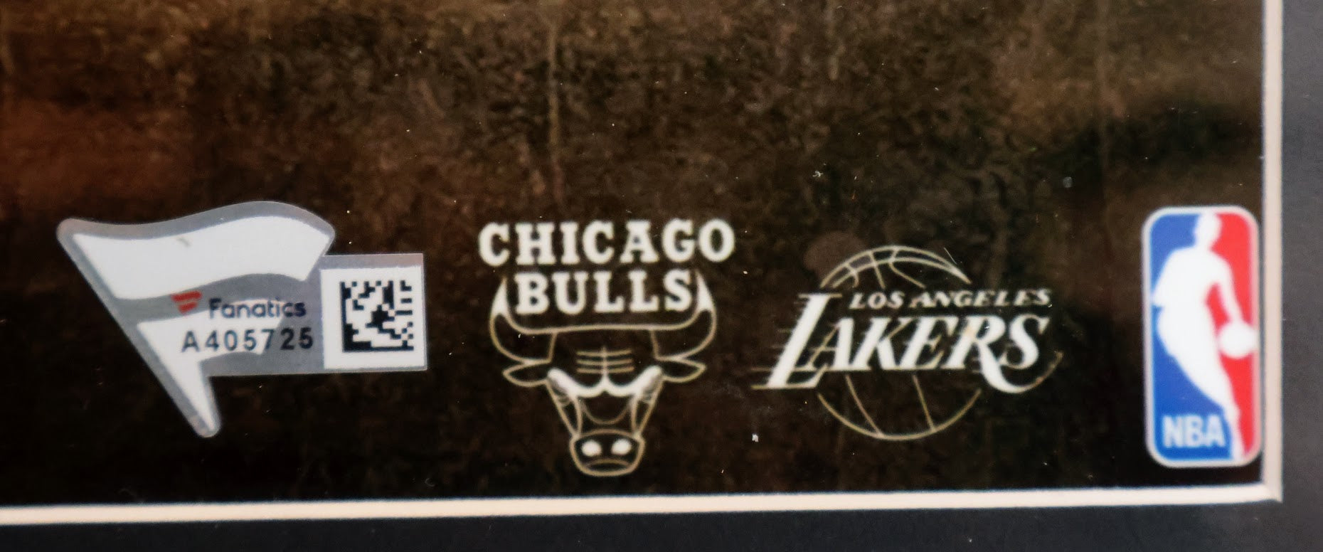 Magic Johnson & Michael Jordan Dual Autographed "Match Up" Framed Photo - Fanatics & Upper Deck COAs