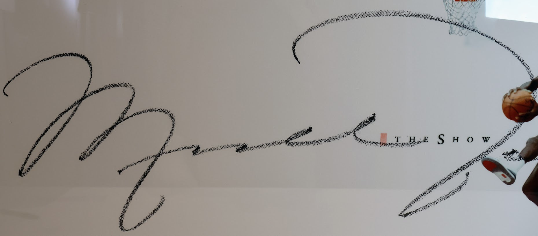 Michael Jordan "The Show" Autographed and Framed Photo - James Spence Letter Pending/Upper Deck Hologram