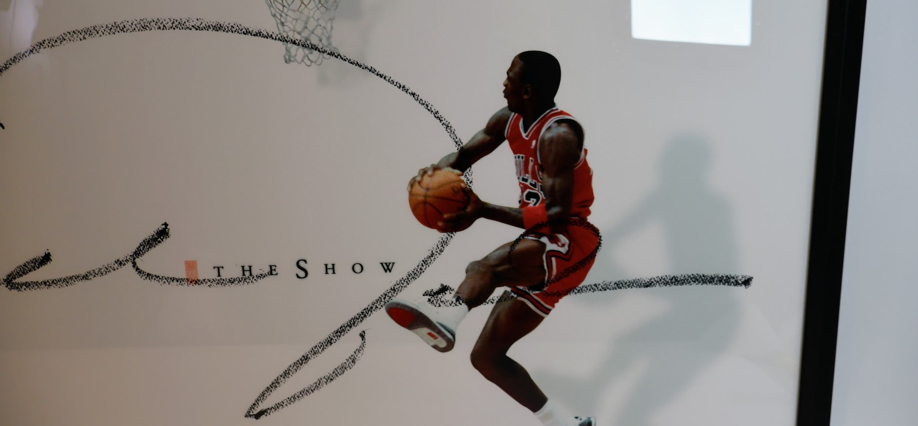 Michael Jordan "The Show" Autographed and Framed Photo - James Spence Letter Pending/Upper Deck Hologram
