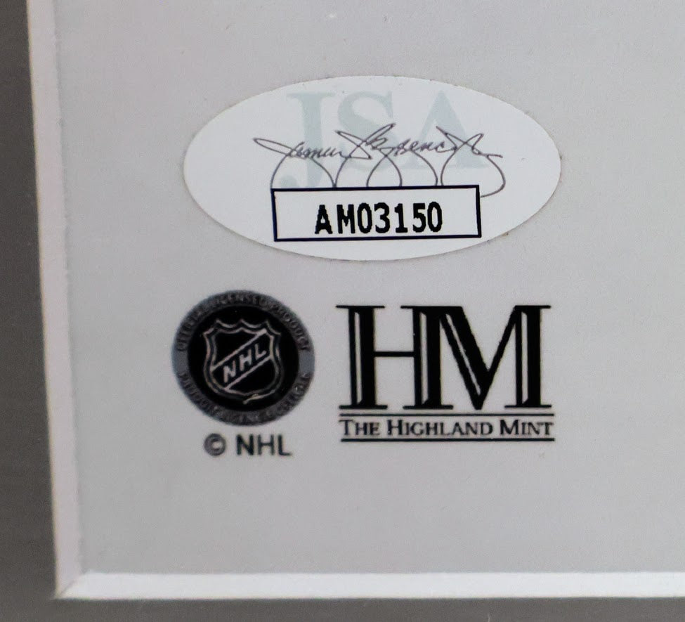 Peter Forsberg Autographed 16x20 Action Shot Deluxe Framed Inscribed "HOF 14" - JSA COA