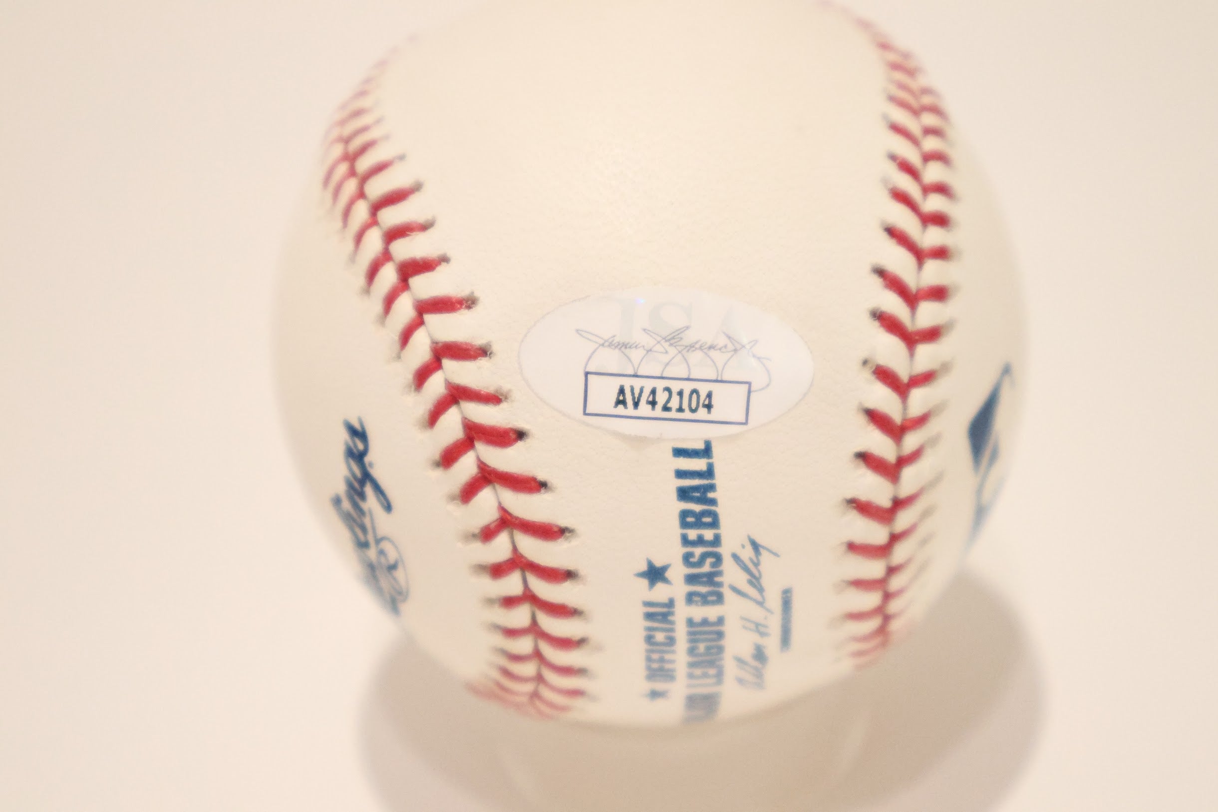 Bud Selig Autographed Rawlings Baseball JSA COA - MLB Commissioner Memorabilia