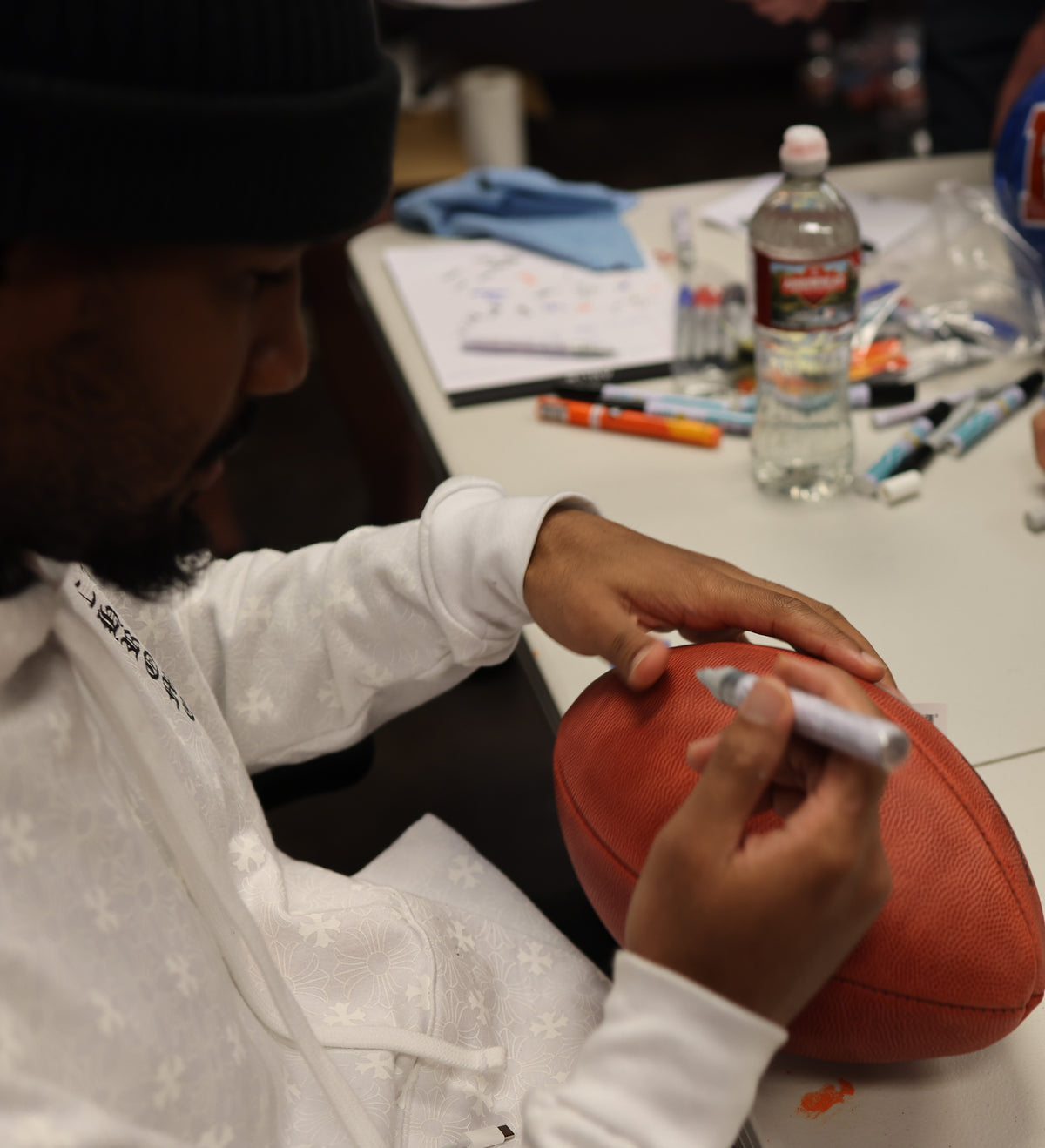 Jaylen Waddle Autographed/Inscribed NFL Game Ball "The Duke" Fanatics -COA