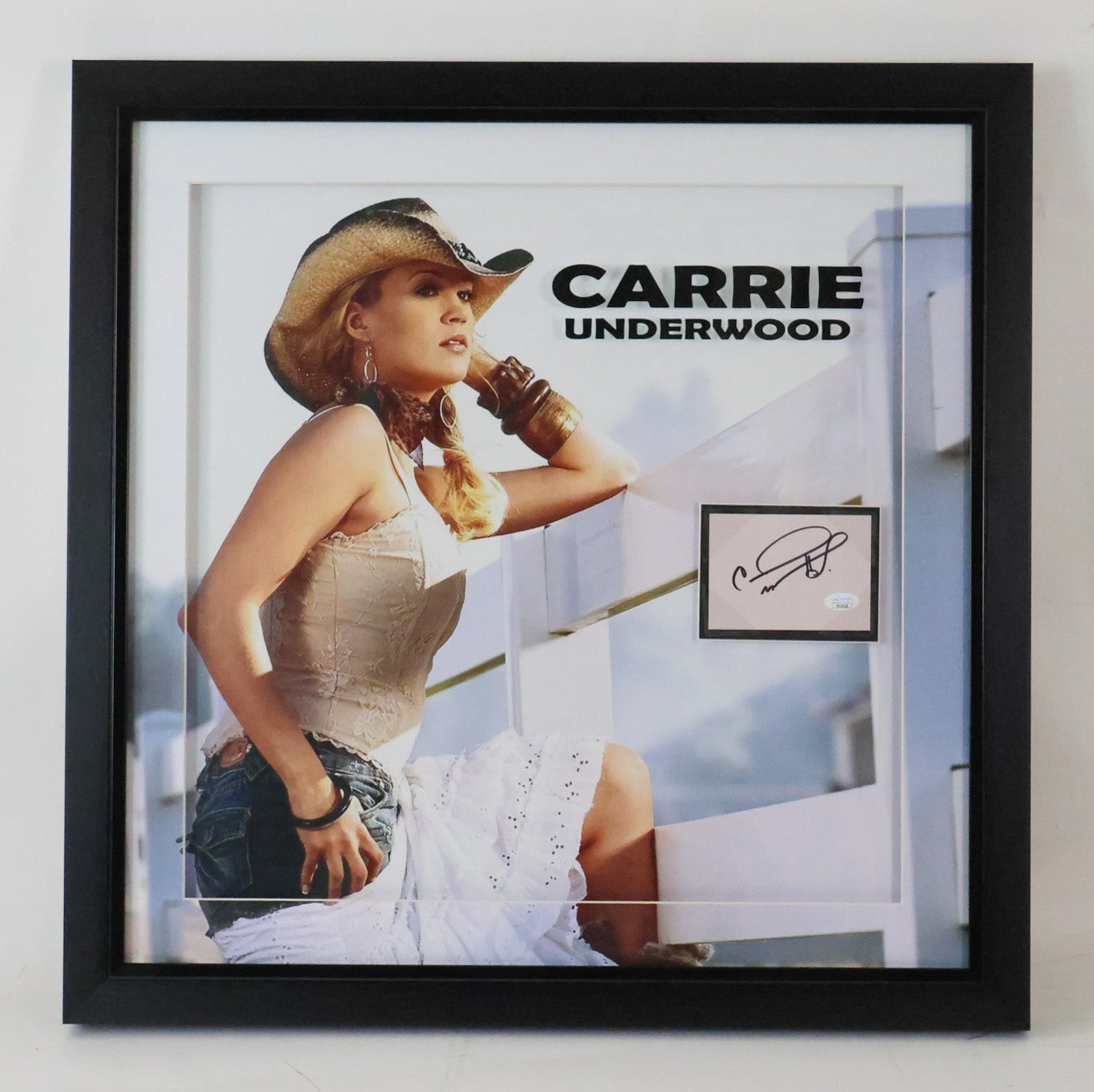 Carrie Underwood Autographed 16"x20" Framed Photo - Latitude Sports Marketing