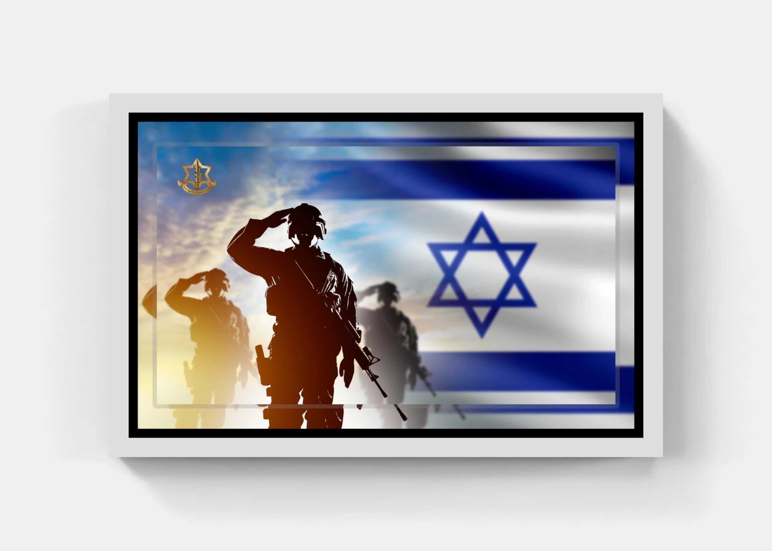 IDF Art with Deluxe Frame - Latitude Sports Marketing