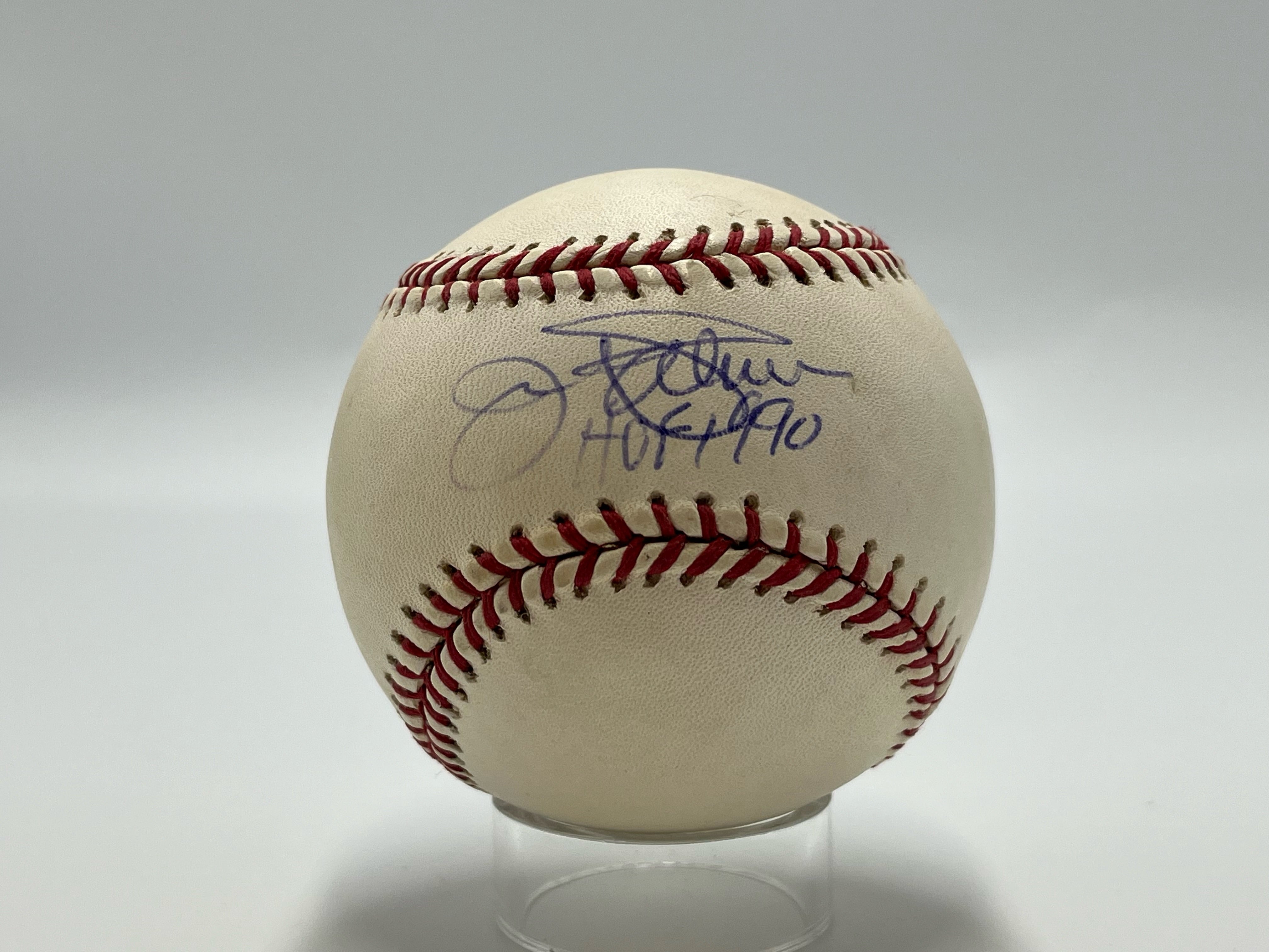 Jim Palmer Autographed Baseball Inscribed "HOF 1990" JSA COA