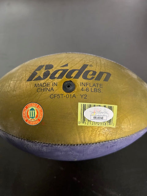 Warren Moon Autographed Mini Football JSA COA