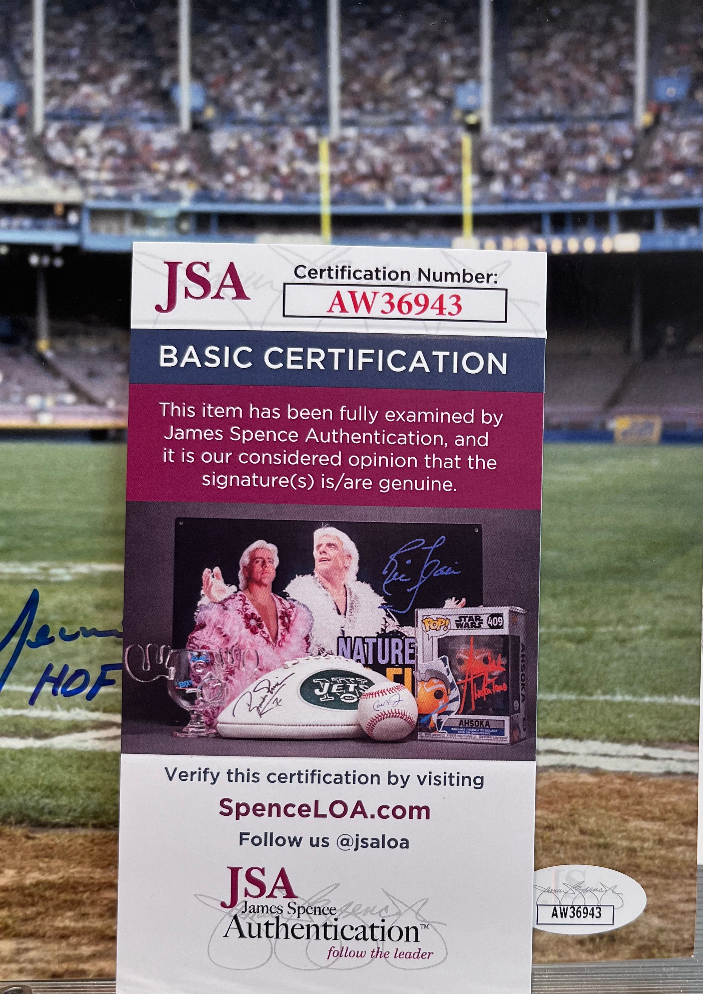 Ozzie Newsome Autographed 8x10 photo "HOF 99" Inscription