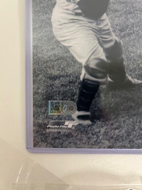 Johnny Podres Los Angeles Dodgers Autographed 8x10 1955 World Series Photo JSA COA