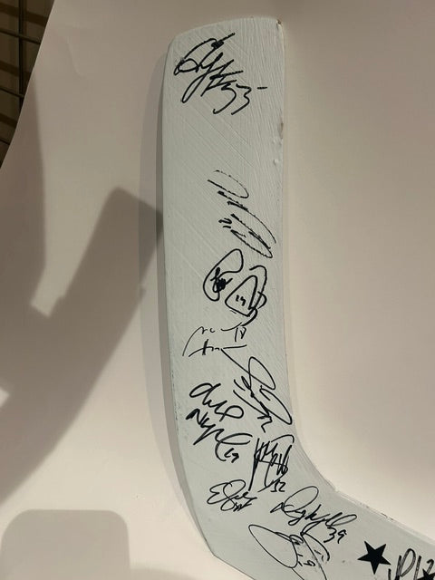 2001 NHL All-Star Game Team Autographed Hockey Stick – JSA LOA