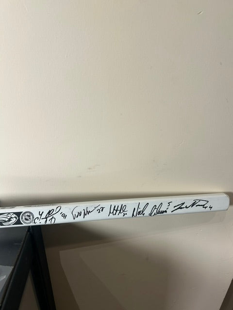 2001 NHL All-Star Game Team Autographed Hockey Stick – JSA LOA