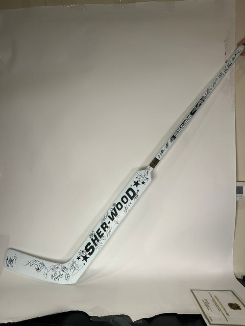 2001 NHL All-Star Game Team Autographed Hockey Stick – JSA LOA