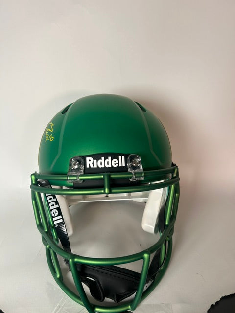 Bo Nix Autographed Oregon Ducks Candy Apple Pro Helmet – BAS COA