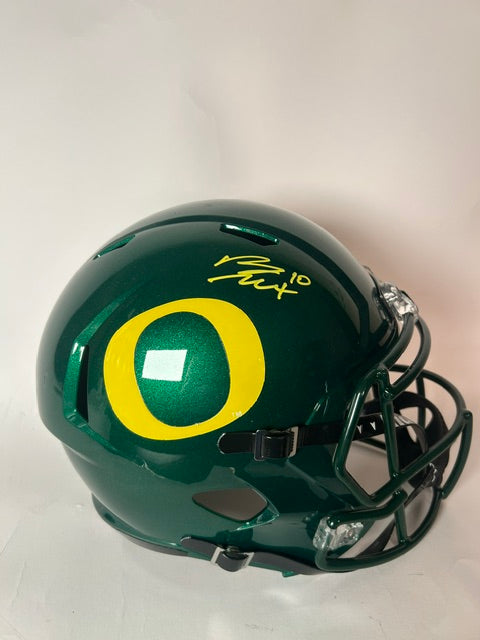 Bo Nix Autographed Oregon Ducks Replica Helmet – BAS COA